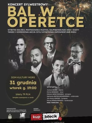 Koncert Sylwestrowy 'Bal w Operetce' w Dębicy