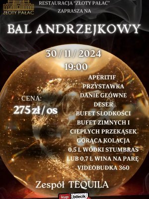 Bal Andrzejkowy z Zespołem Tequila w Rudnej Małej