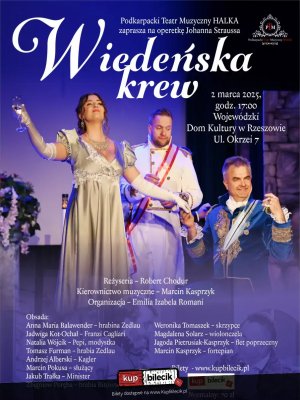 Operetka 'Wiedeńska krew' J. Straussa w Rzeszowie